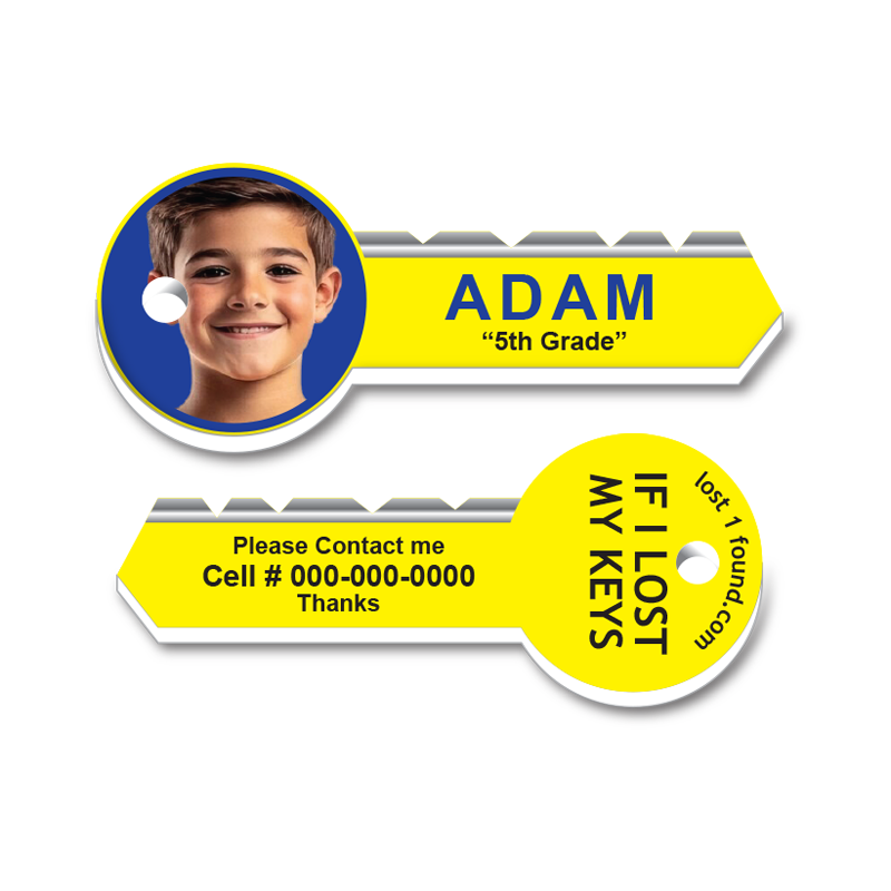 Kids Key Tag - Adam