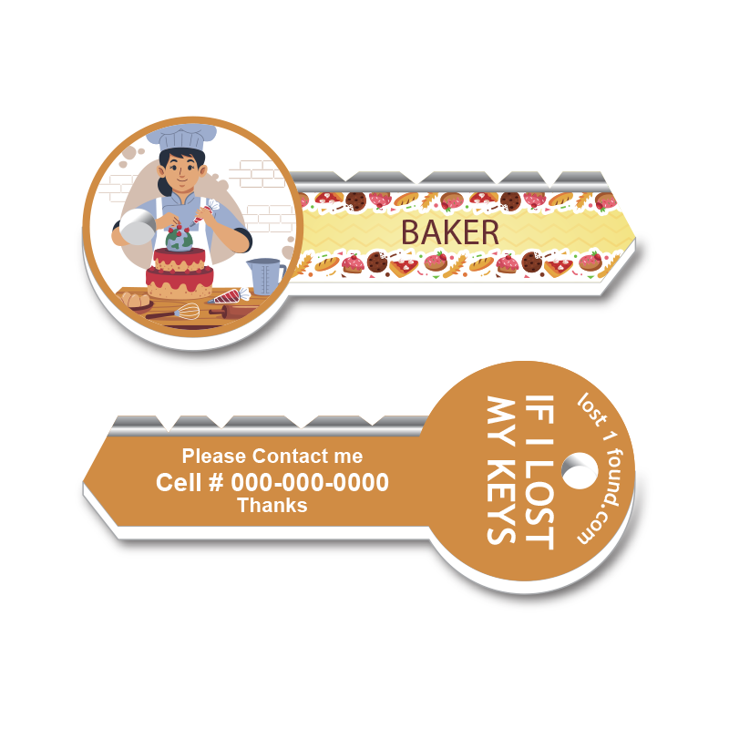 Professional Key Tag - Baker
