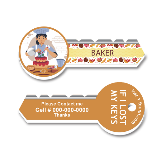 Professional Key Tag - Baker