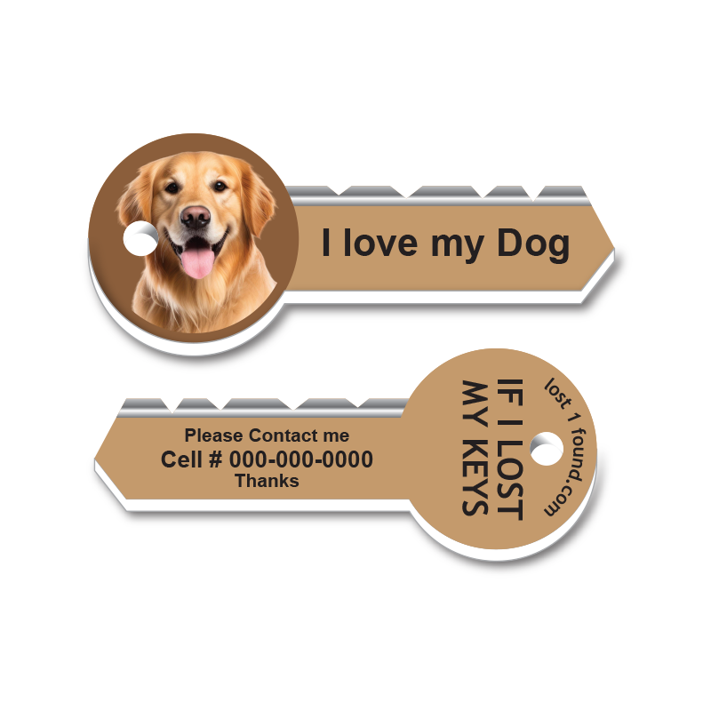 Pets Key Tag - Dog