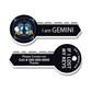 Zodiac Sign Key Tag - Gemini