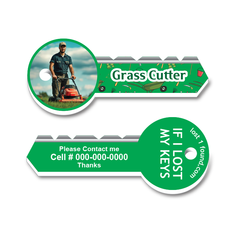Professional Key Tag - Grass Cutter