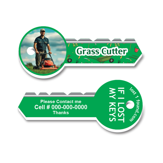 Professional Key Tag - Grass Cutter