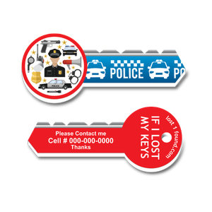 Professional Key Tag - Police