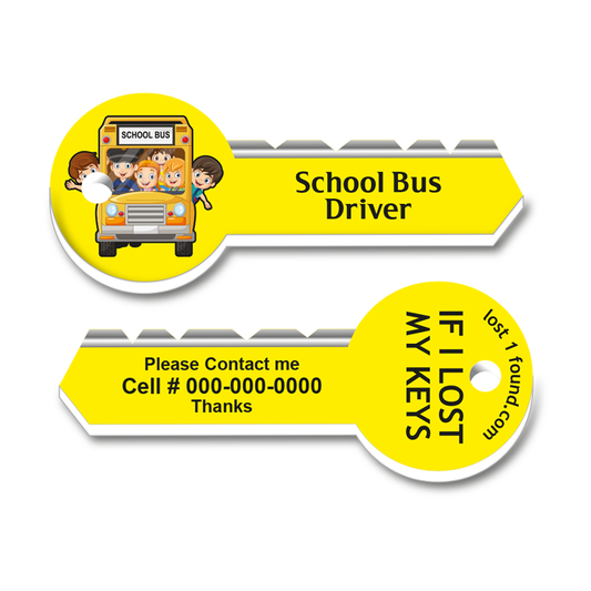 Professional Key Tag - School Bus Driver