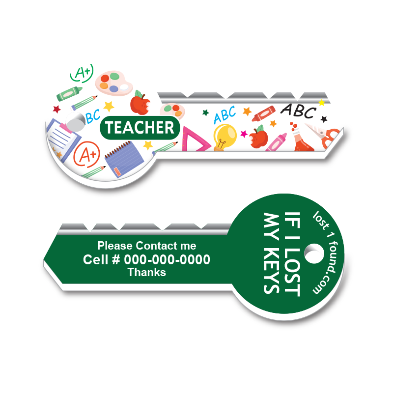 Professional Key Tag - Teacher